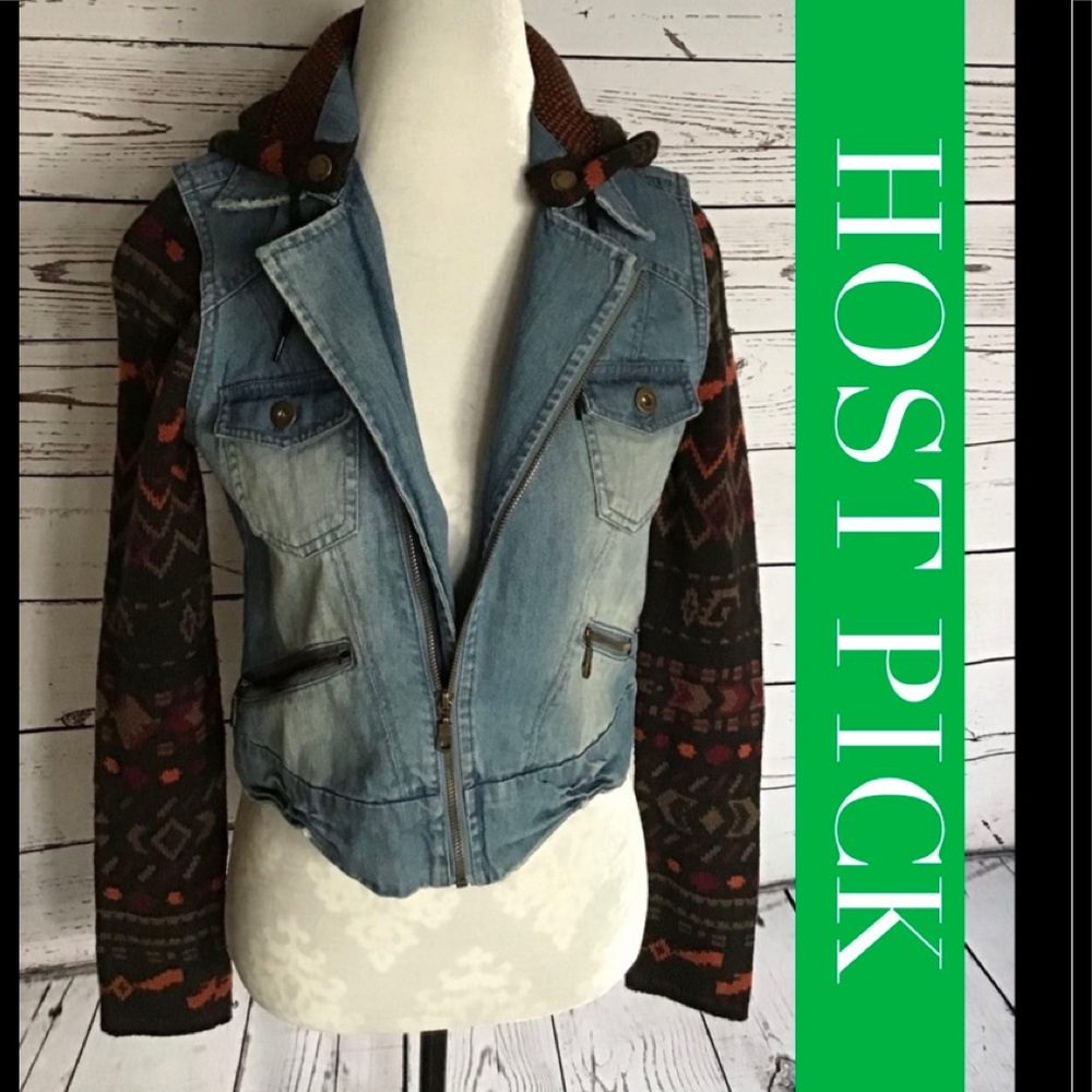 🎉🎉Host Pick🎉🎉Billabong Jean/Sweater Jacket